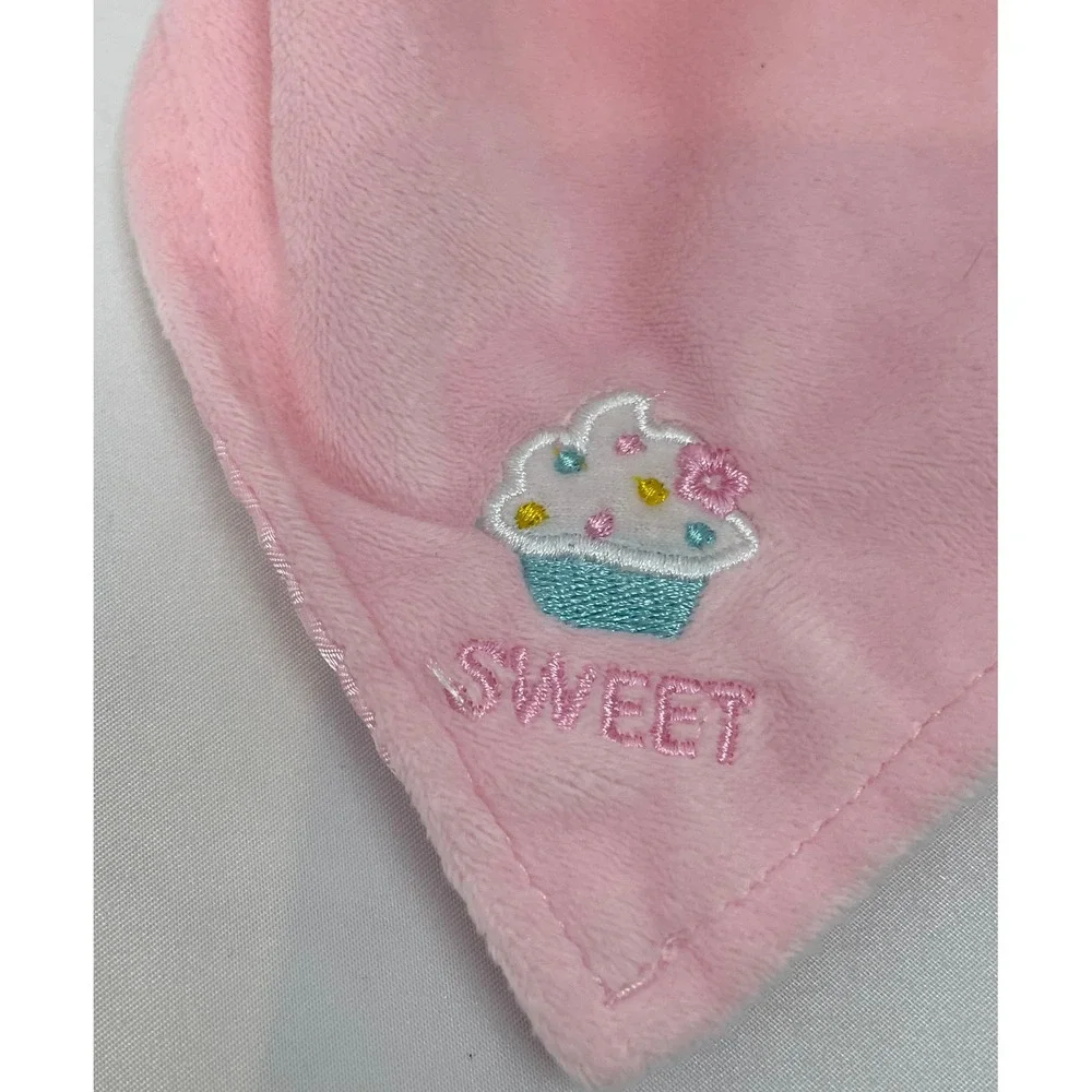 Carter's‎ Child of Mine Brown Monkey Pink Blanket Lovey Sweet Cupcake Rattle